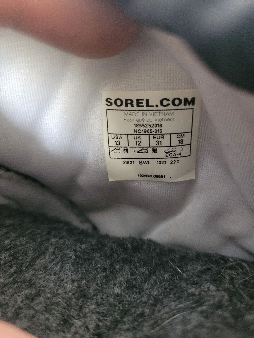Sorel Black Kids Snow Boots with Drawstring Top and Insulated Inserts